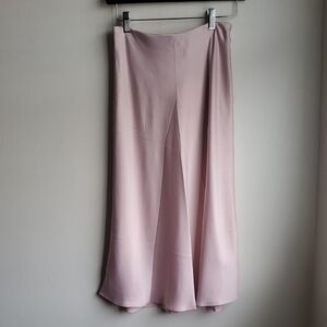 Express Pink Satin Skirt